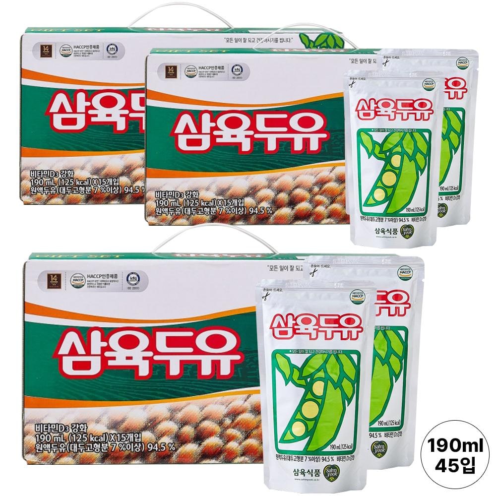 두유 파우치 190ml 45입