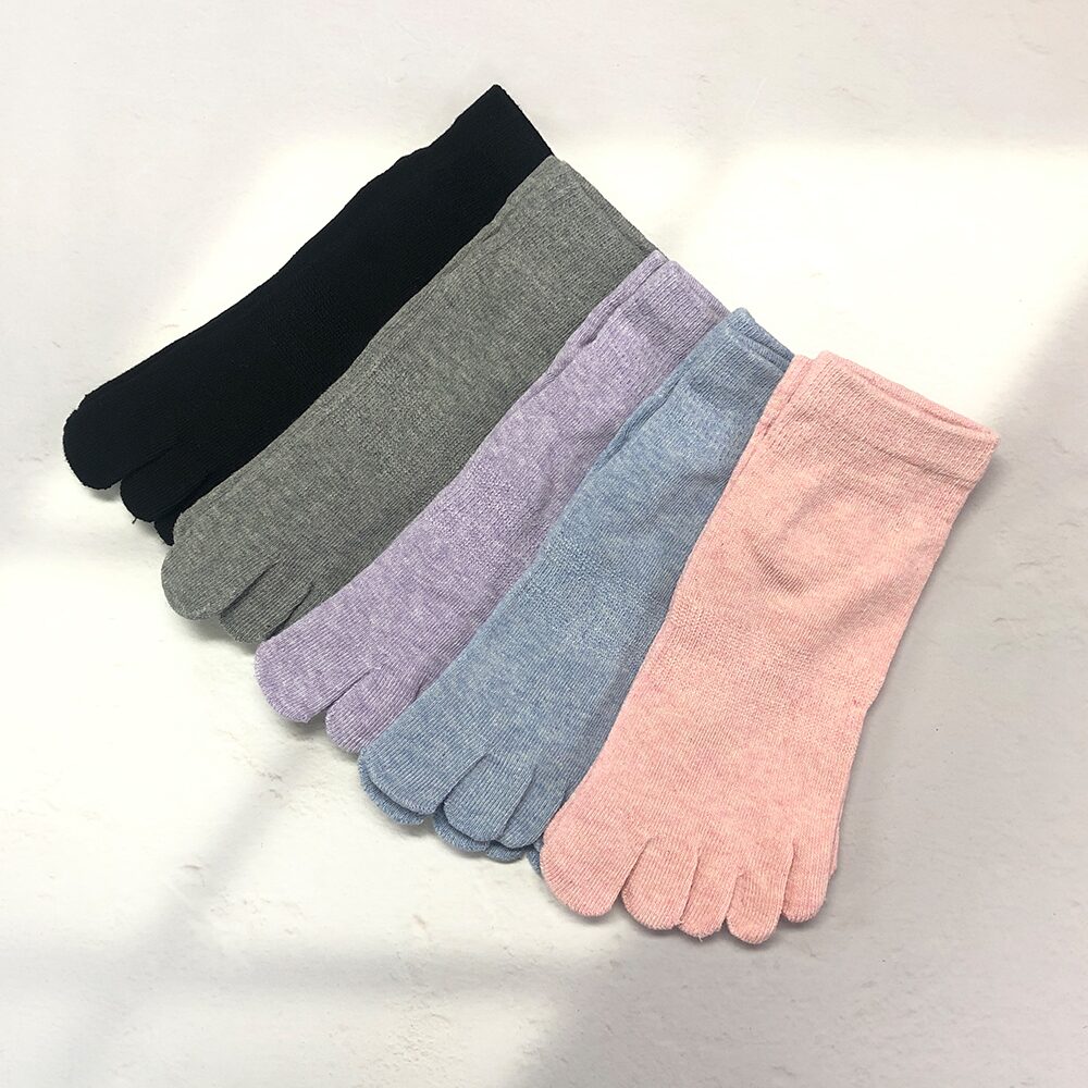 국산J5 여성용 데일리 발가락 단목양말 1켤레