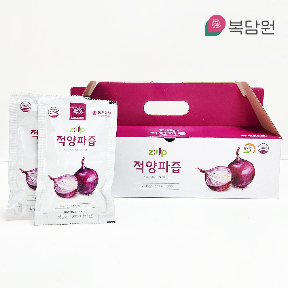 복담원 국내산 즙업 적양파즙 100ml x 30포