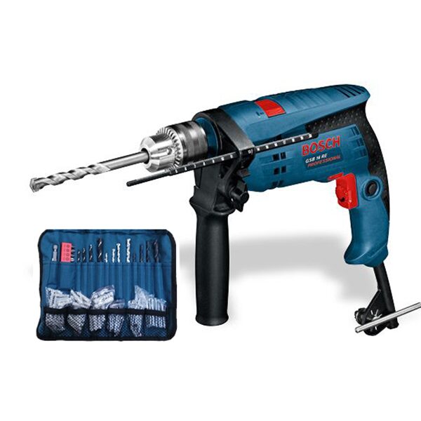 GSB16RE 전기 해머드릴 750W 파우치 100PCS 함마드릴 유선해머