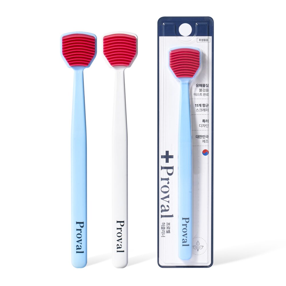 프로벨 0.01mm 11중 스크래퍼 혀클리너 (국내생산/백태 구취케어)