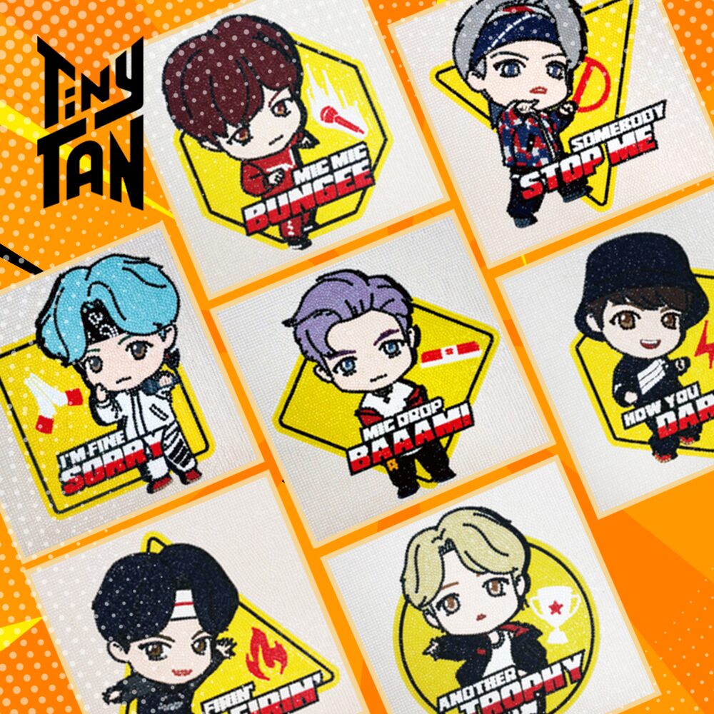DIY 보석십자수 타이니탄 MIC Drop 25x25