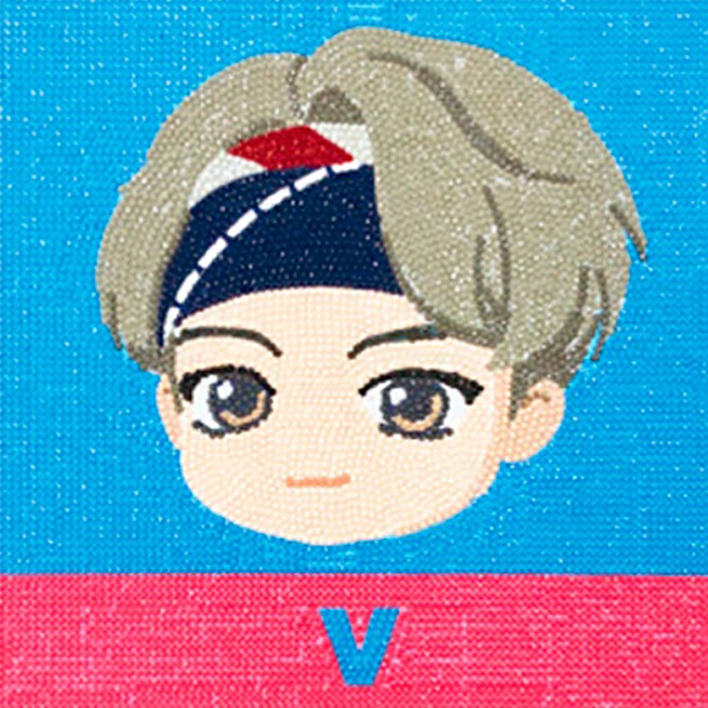 DIY 보석십자수 타이니탄 뷔 25x25