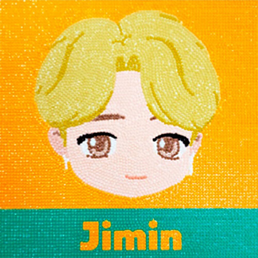 DIY 보석십자수 타이니탄 지민 25x25