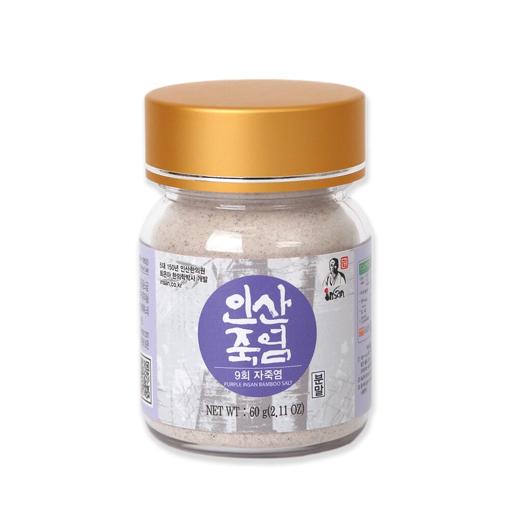 9회인산죽염 (자죽염 60g 분말)