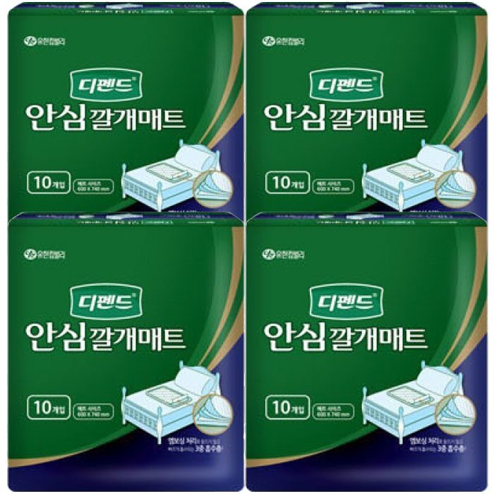 안심깔개매트 10개입 x5팩 흡수커버방수막위생