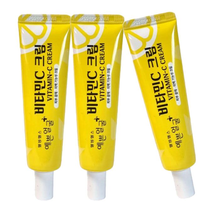 비타민C 미백기능성 피부광채 크림 25g x3개