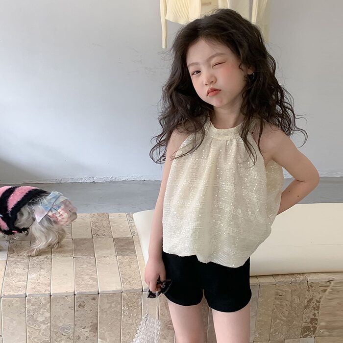 루디 스팽글 블라우스 R11384