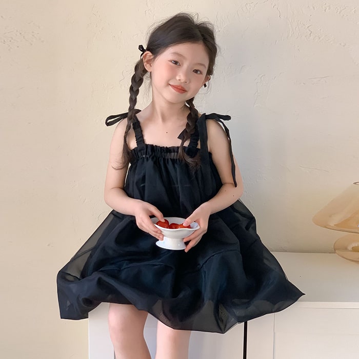 로아 스트랩 샤 벌룬 원피스 R11393