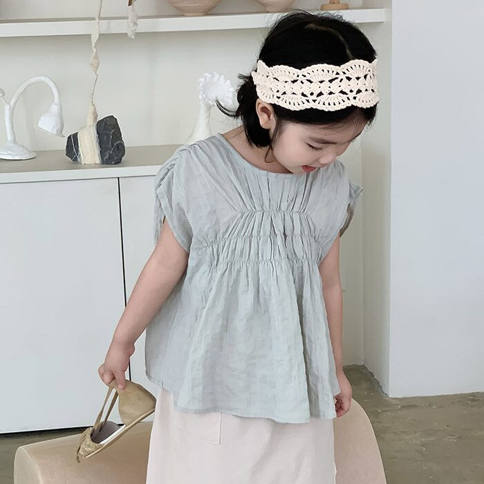 케일 셔링 블라우스 R11433
