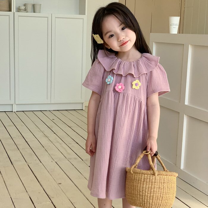 랠리 플라워 패치 원피스 R11446