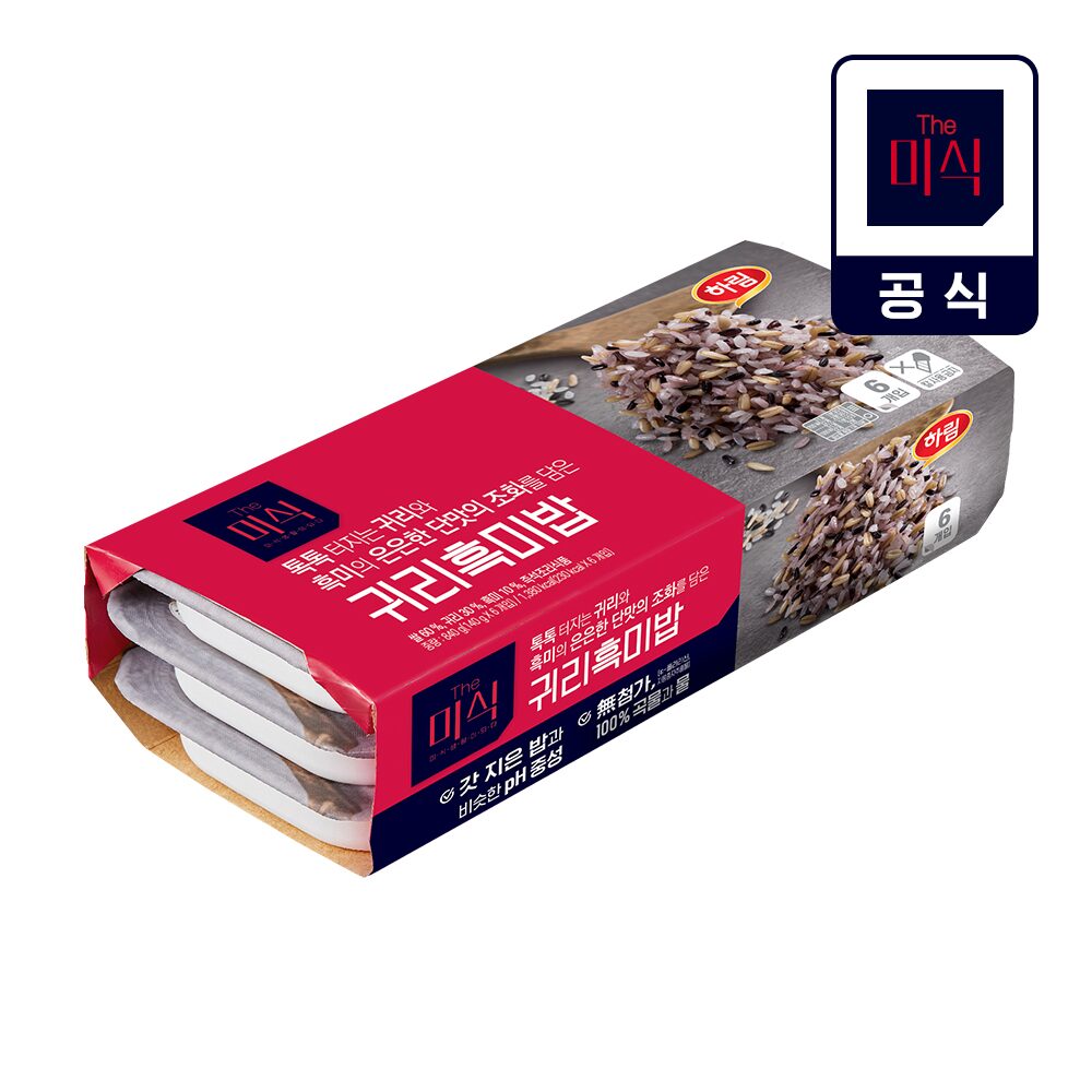 더미식 귀리흑미밥 140g 6개