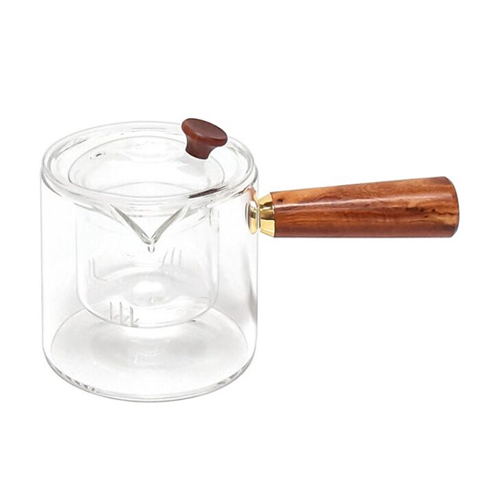 우드핸들 내열 티포트 차주전자 티팟 400ml