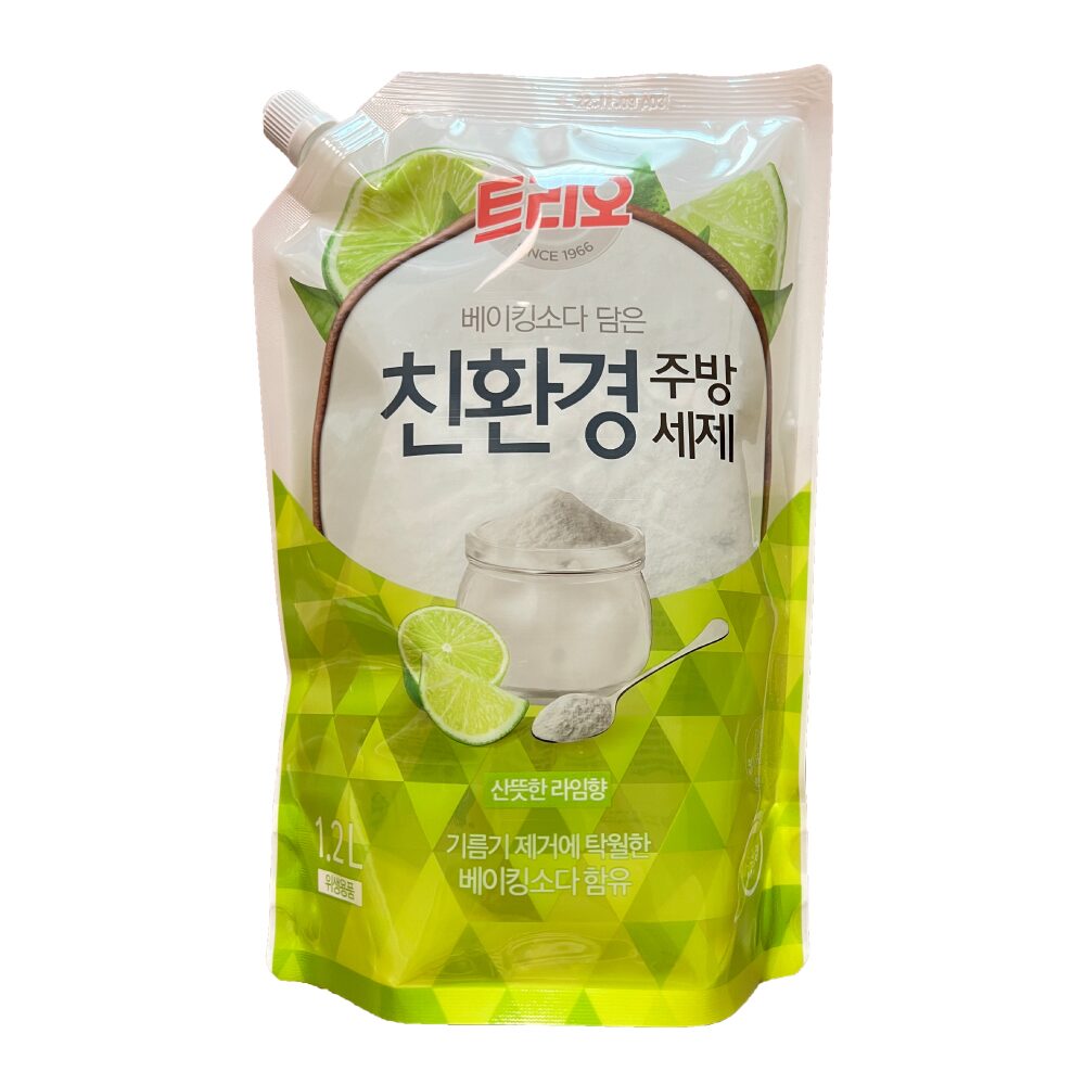 베이킹소다 담은 친환경 주방세제 산뜻한 라임향 리필 1.2L