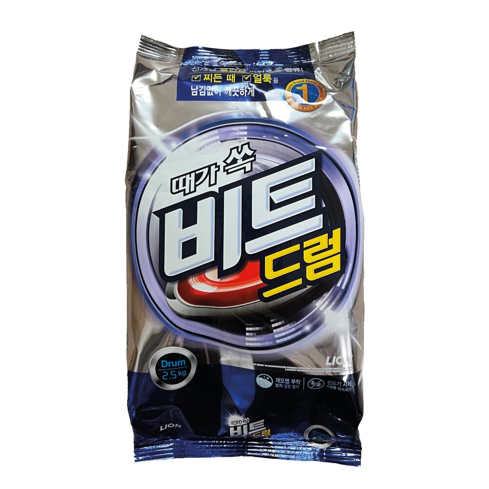 가루세제 리필 2.5kg 드럼용 세탁 분말 드럼세탁기 세제