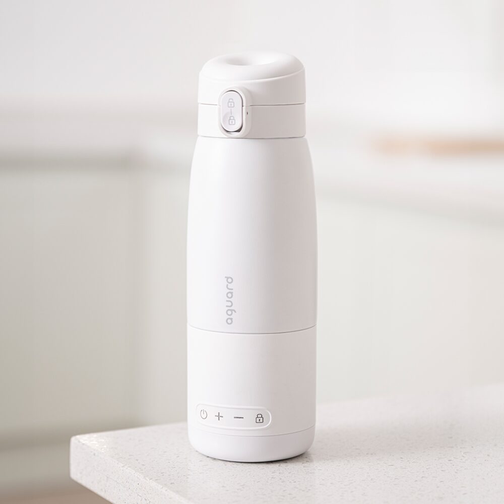 휴대용 무선 분유포트 500ml 가열 보온병 보온포트 텀블러