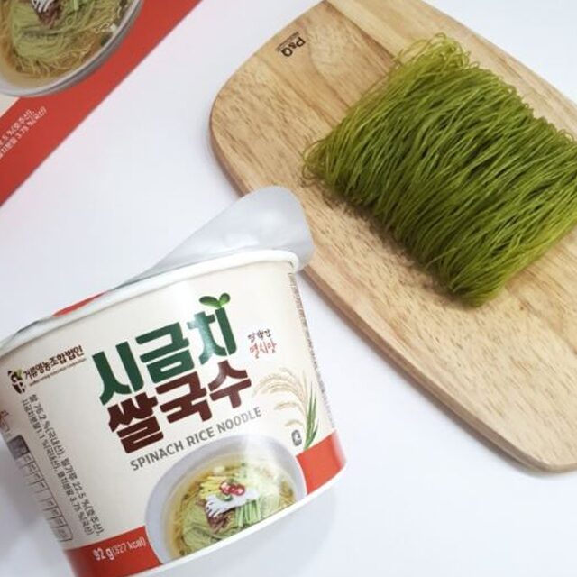 공룡별미 시금치 쌀국수 멸치맛