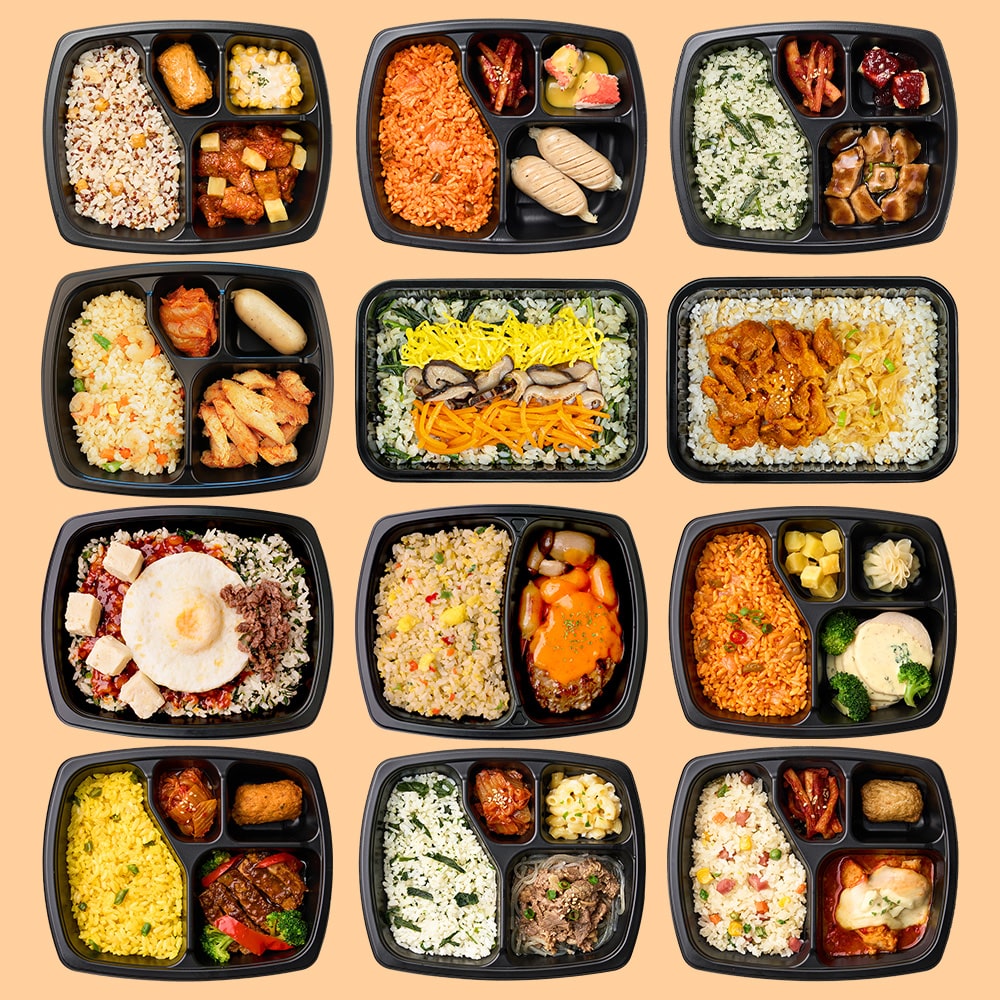굿스푼 저당 맛있는 다이어트식단 12종12팩 양많은 도시락 간편식 관리 현미밥 닭가슴살