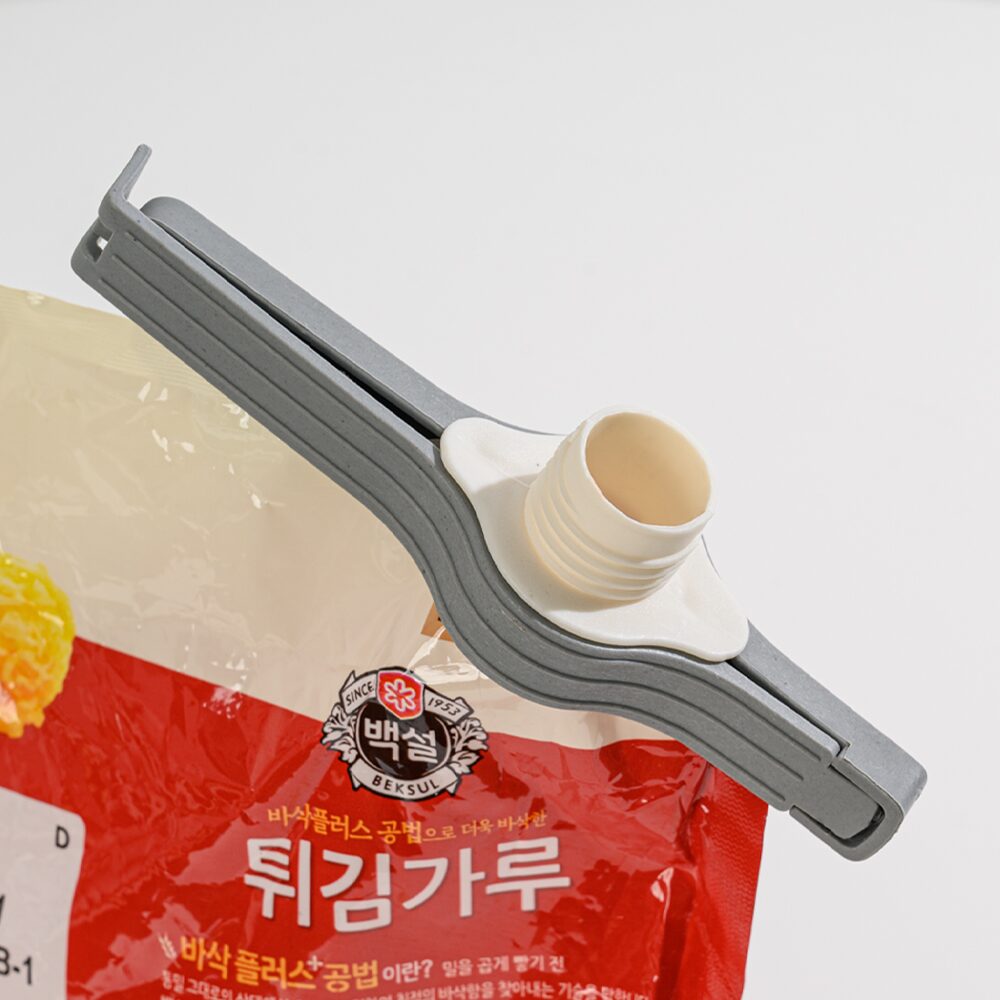 롬에이 루핏 뚜껑 밀봉집게 봉투 밀폐 마개 보관 캡