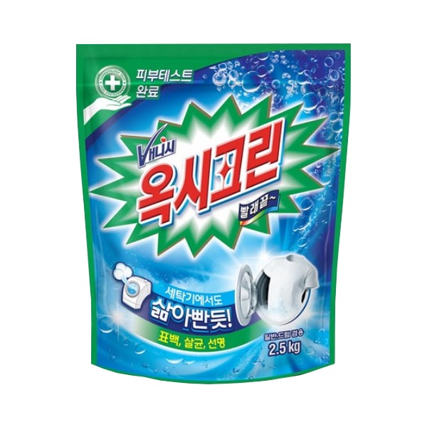옥시크린 표백제 2.5Kg /일반/드럼 겸용