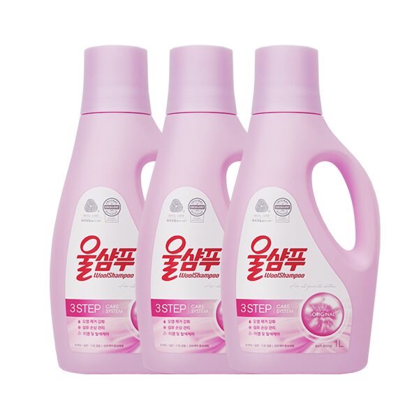 애경 울샴푸 오리지널 용기 1L x3