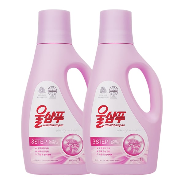애경 울샴푸 오리지널 용기 1L x2