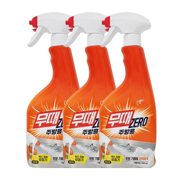 무균무때 주방용 세정제 750ml x3 /살균제