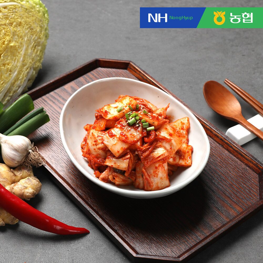 [농협직송] 풍산김치 맛김치 500g x 2봉 간편하게 썰은김치