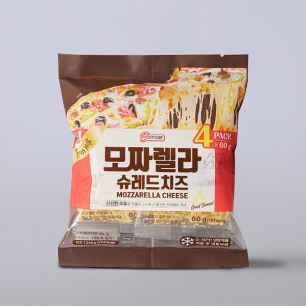 자연치즈 모짜렐라 슈레드 피자치즈 240g