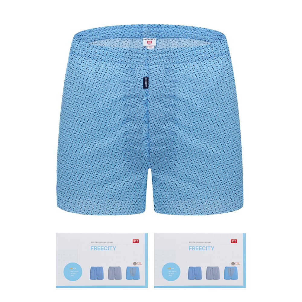 MCW6012_2S 순면 메쉬 망사 포켓 트렁크 팬티 6P