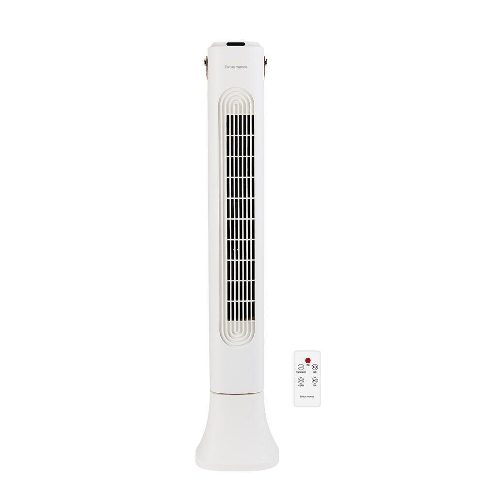 레더스트랩 리모콘형 이동식 슬림 타워팬 화이트 EM-2200TF