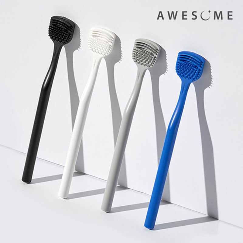 혀클리너 백태 설태 황태 입냄새 제거 TPU 헤드 분리형 ADTC-1000 4 color