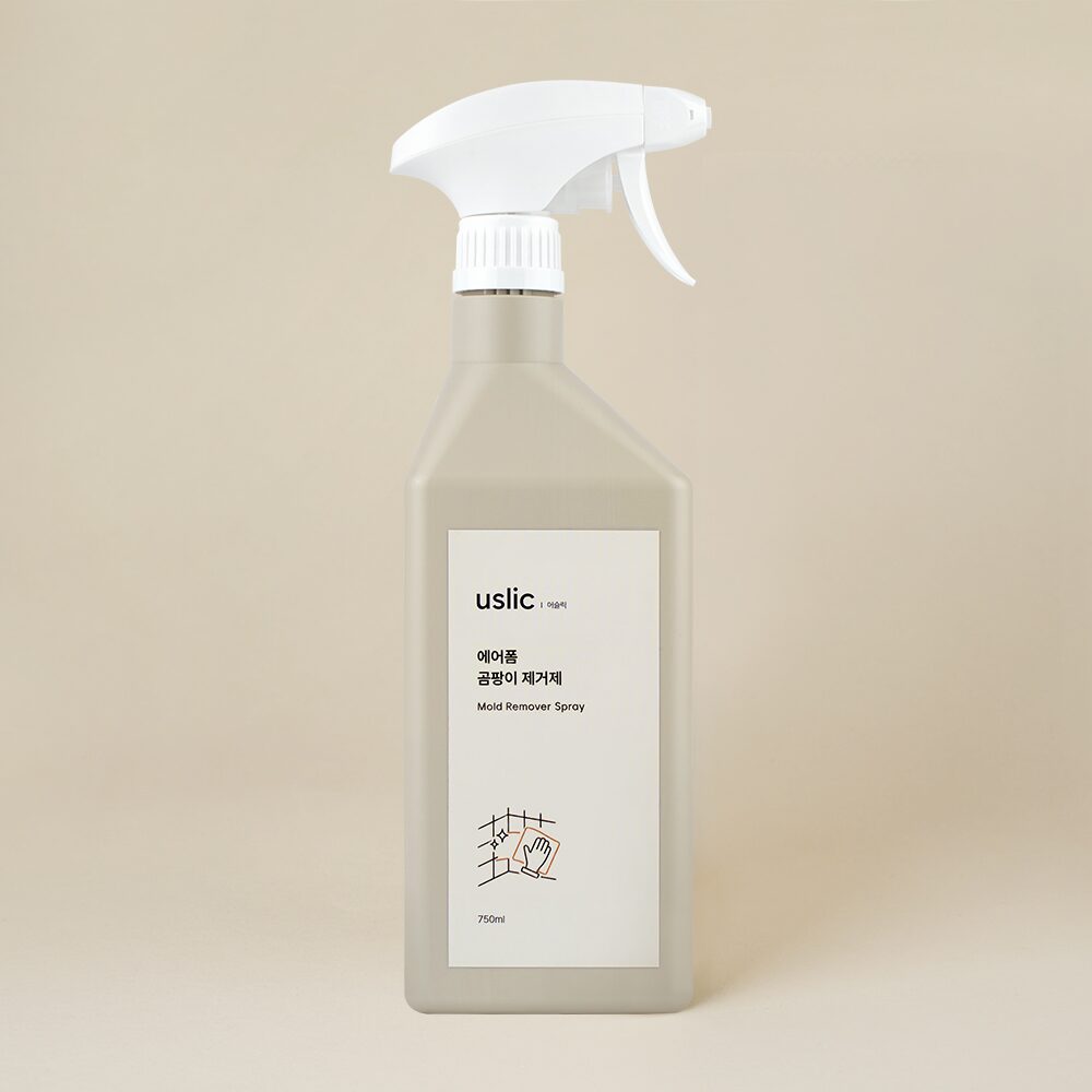 뿌리는 곰팡이 제거제 욕실 벽지 줄눈 청소 750ml
