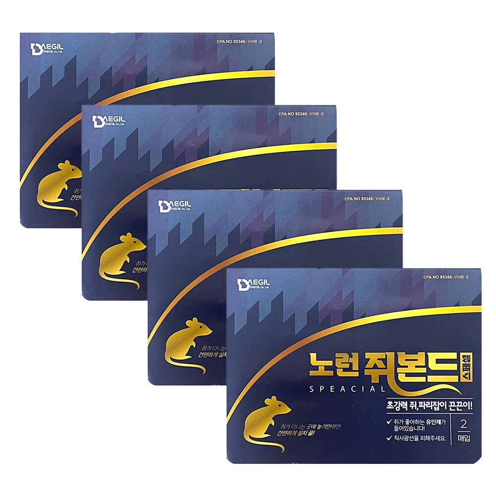 가정용 창고 식당 노런 쥐본드 스페셜 쥐덫 끈끈이트랩 10매