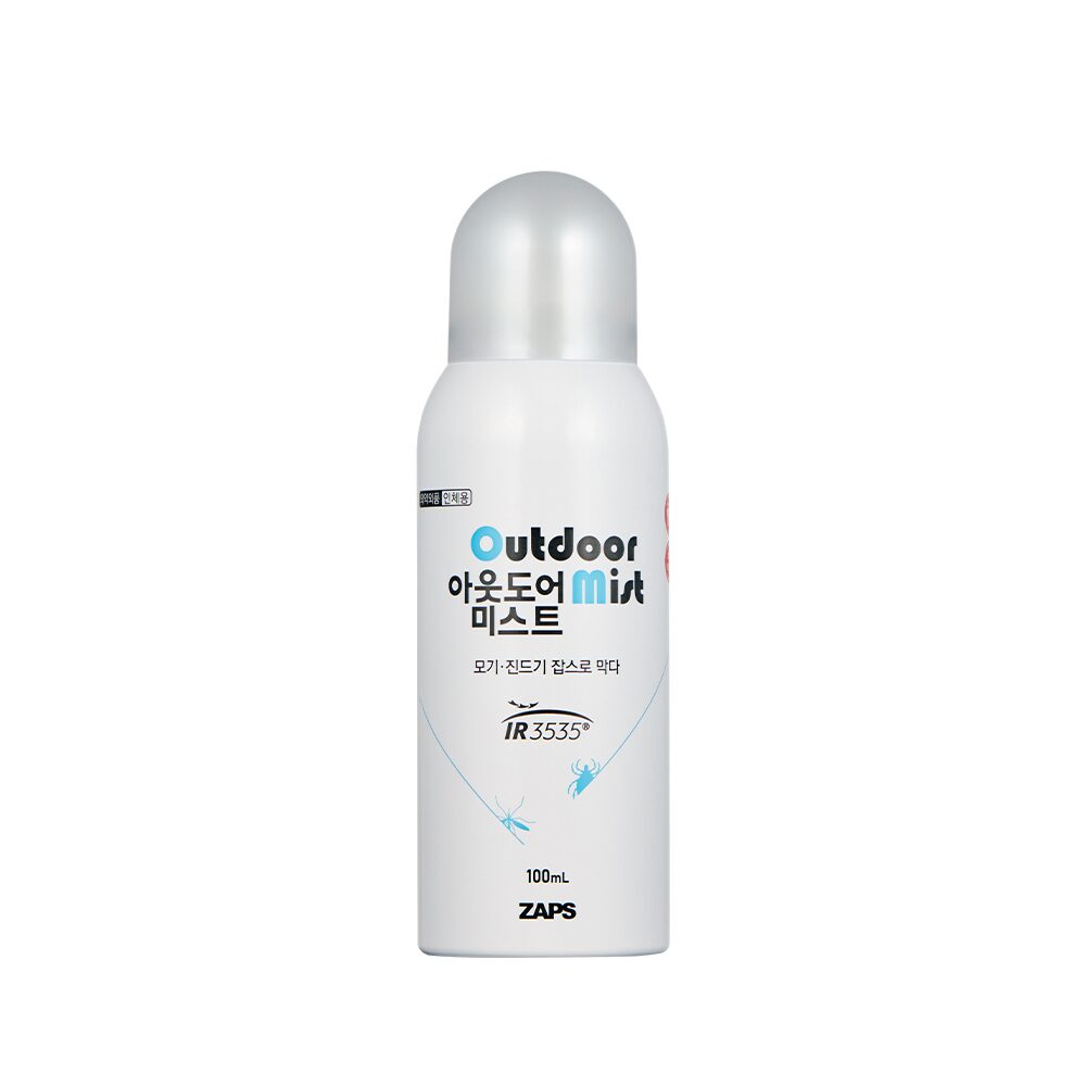 여행용 모기 기피제 아웃도어 미스트 100ml 뎅기열예방