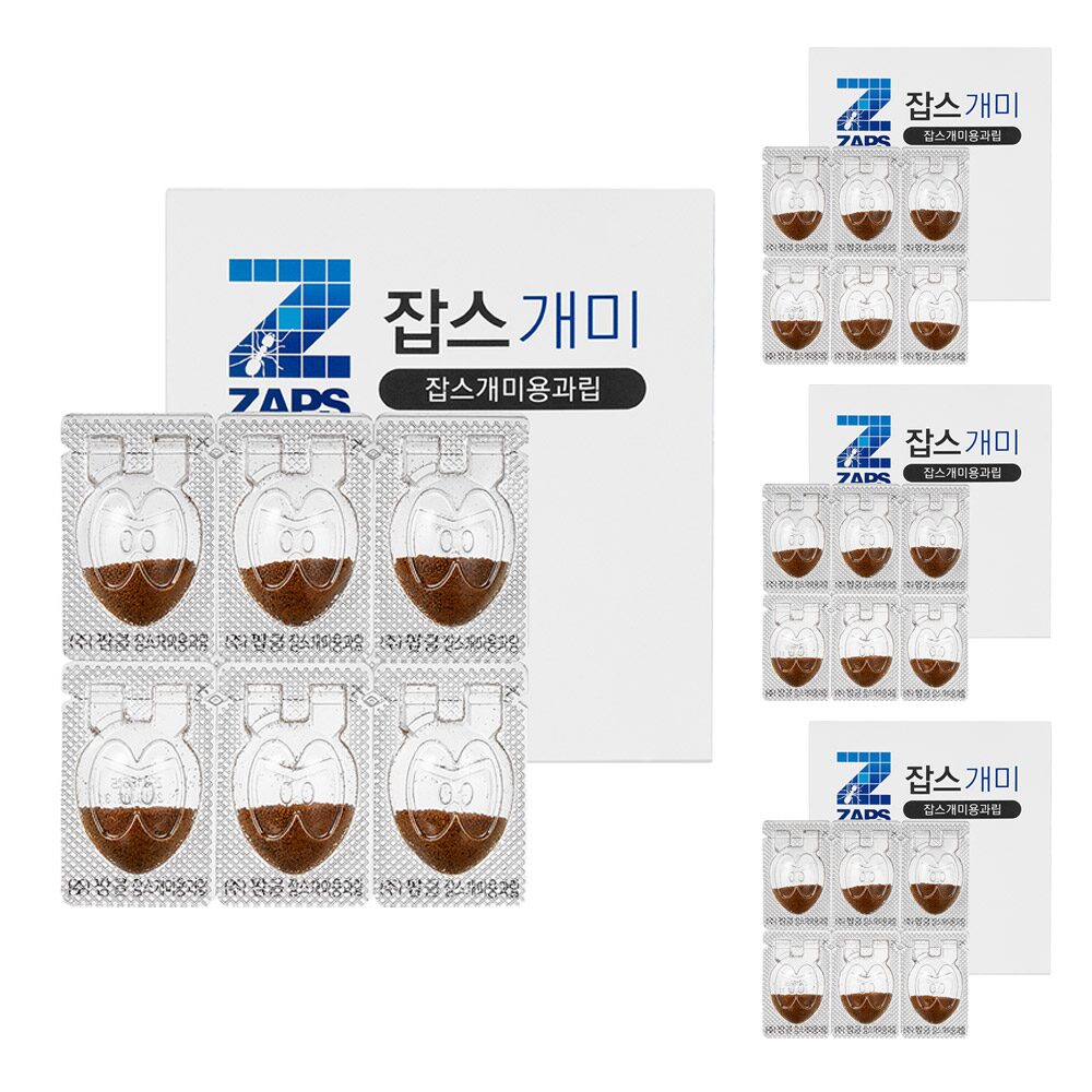 확실한 집개미 유인 살충제 개미용과립 6입 12세트