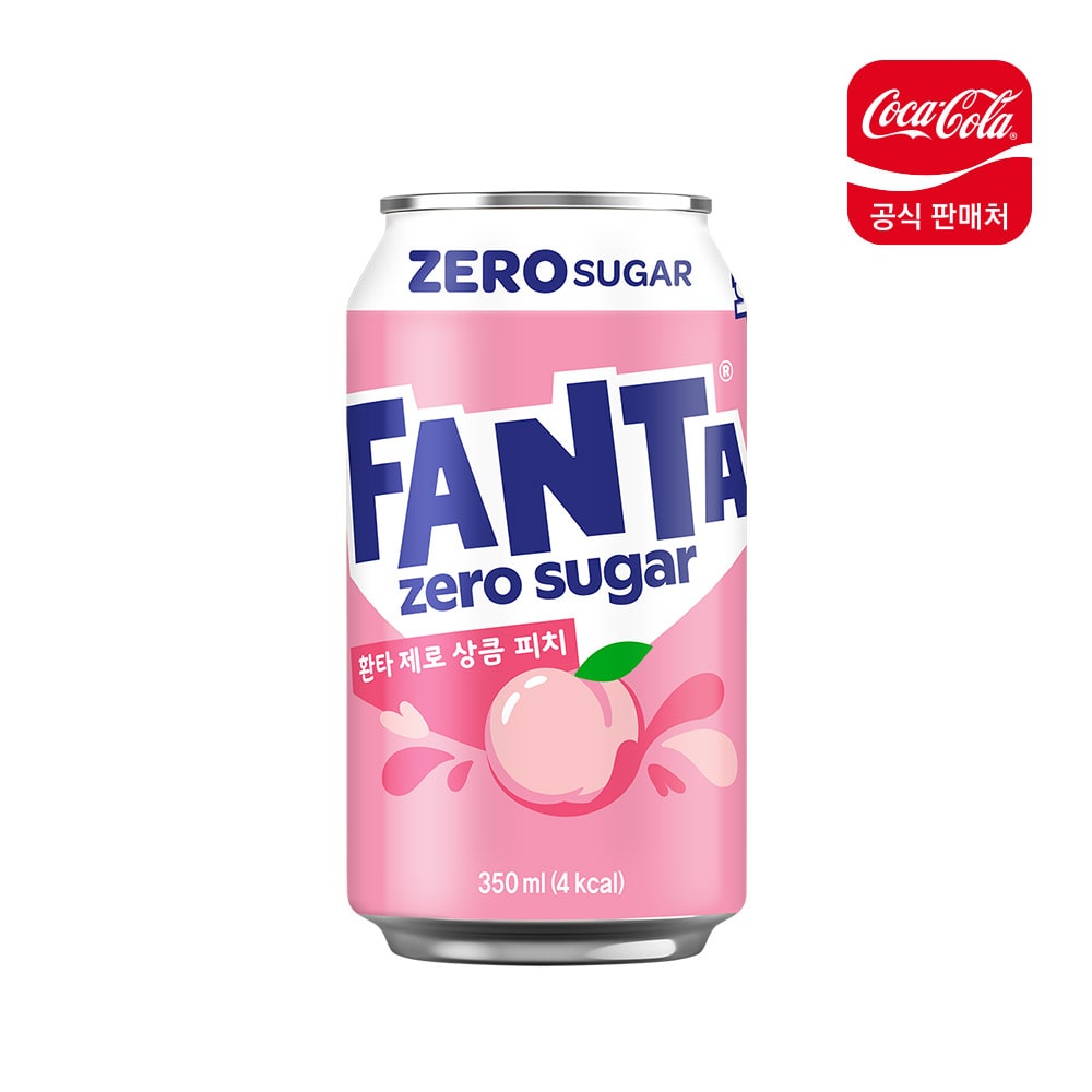 환타 제로 상큼피치 350ml CAN (24입)