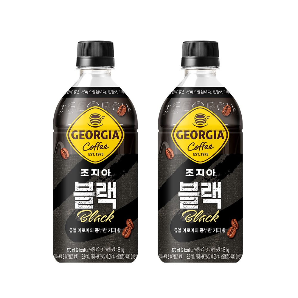 조지아 블랙 470ml PET (24입)