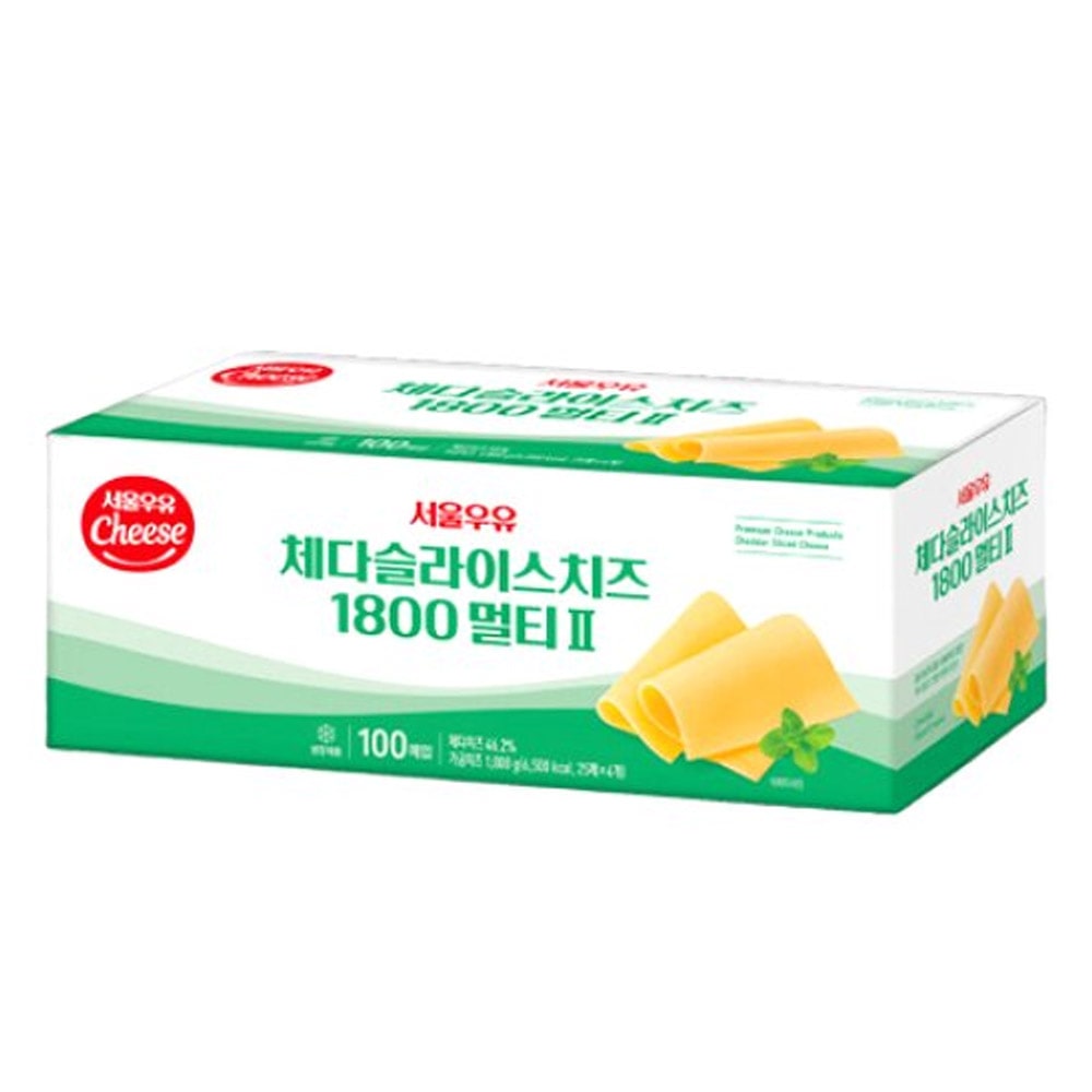 체다슬라이스 냉장치즈 멀티2 1800gx1개