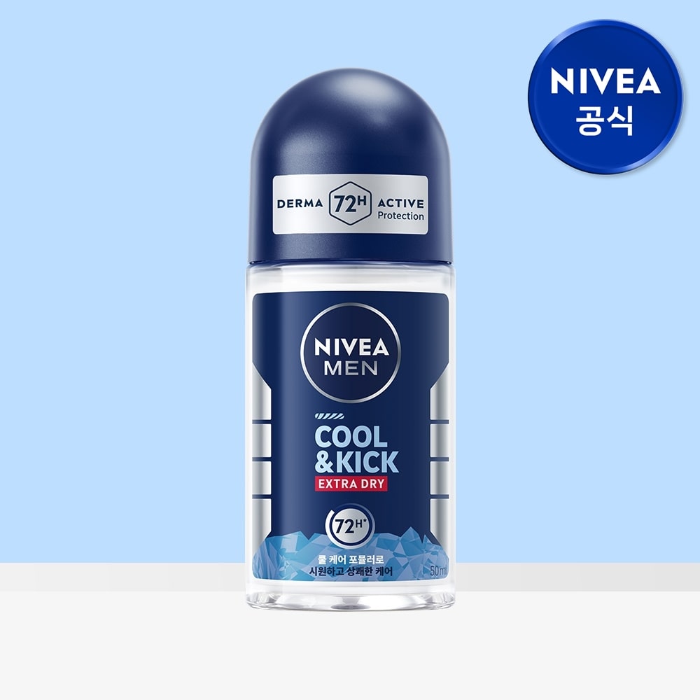 맨 데오드란트 롤온 쿨 앤 킥 50ml 1개