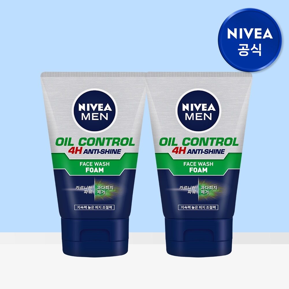 맨 오일 컨트롤 훼이스 워시 폼 100g 2개