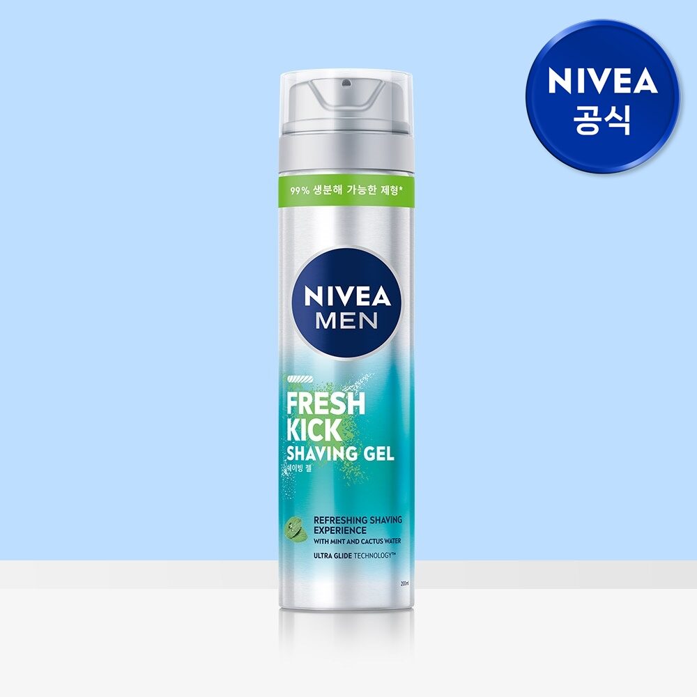 맨 프레시 킥 쉐이빙 젤 200ml 1개