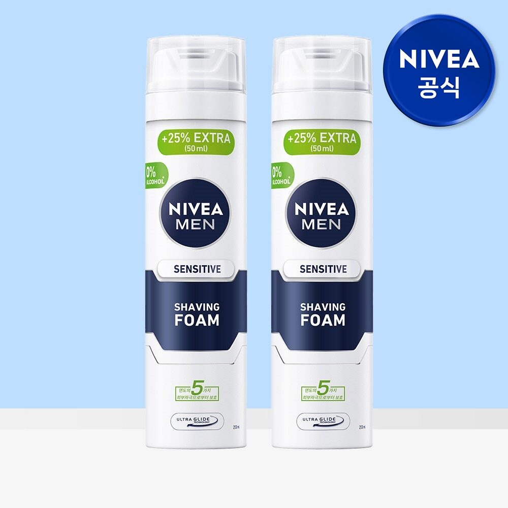 맨 센서티브 쉐이빙 폼 250ml 2개