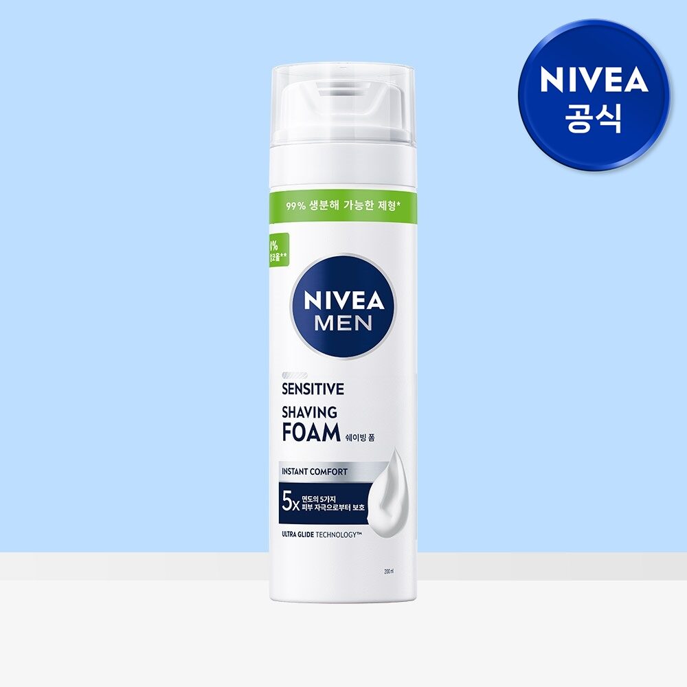맨 센서티브 쉐이빙 폼 200ml 1개