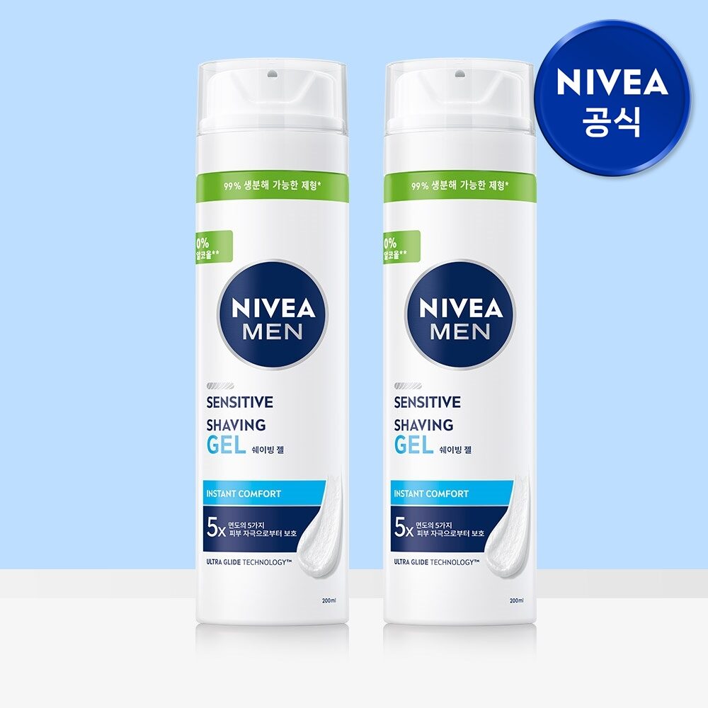 맨 센서티브 쉐이빙 젤 200ml 2개