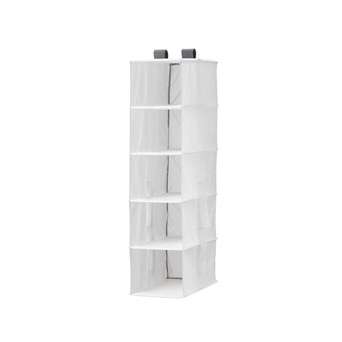 RASSLA 라슬라 5칸 수납함 25x40x98cm/행잉오거나이저/행거/의류보관함/정리함