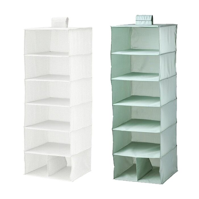 STUK 스투크 7칸 수납함 30x30x90cm/행잉오거나이저/옷걸이행거/의류정리