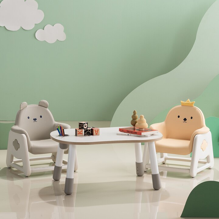 [오늘의집] 리바트 [라이브 혜택 자정까지] 뚜뚜 키즈책상의자세트 병아리,베어