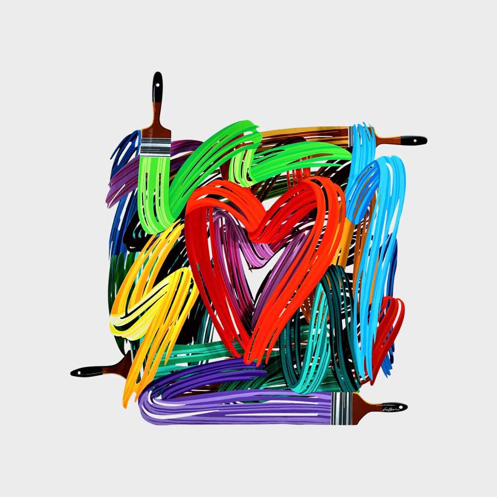 EDITION Graffiti Heartist XL / 데이비드 걸스타인