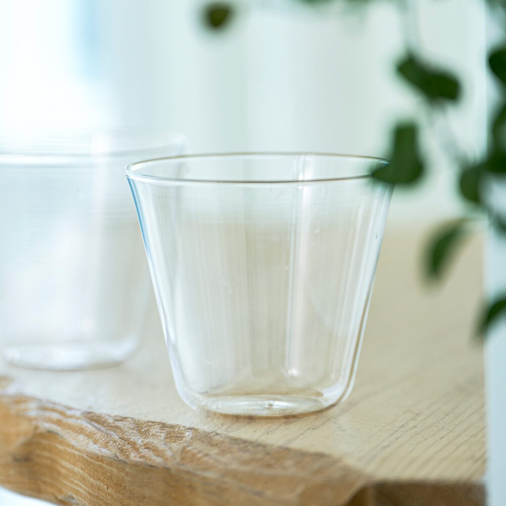 [오늘의집 단독] 언더리본 투명 유리 글라스 330ml